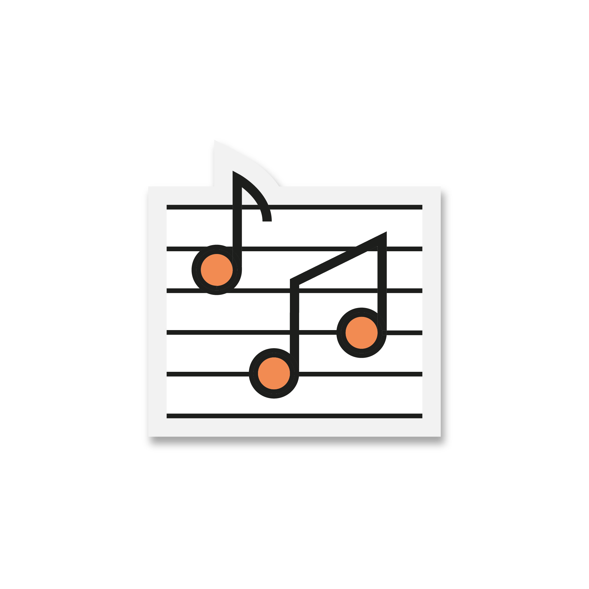 foto met logo muziek